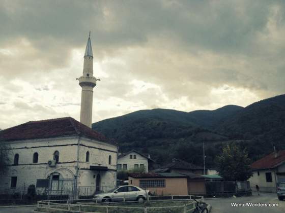 A mosque on the walk to the Patriarchate of the Serbian Orthodox Church