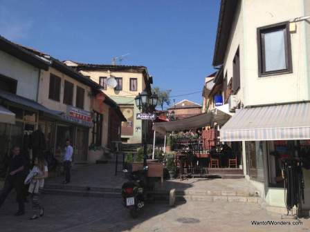 Cafes in Skopje's Bazaar area