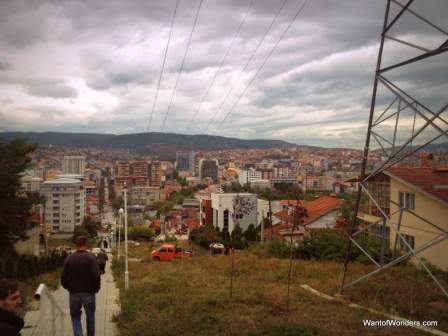 View of Pristina from Dragodan Hill