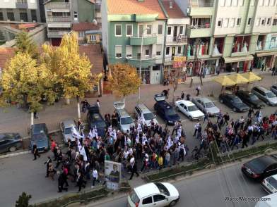 AKR Parade through Mitrovica