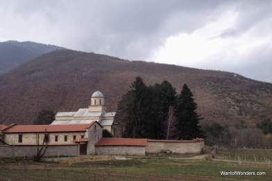 The monastery and its vineyard